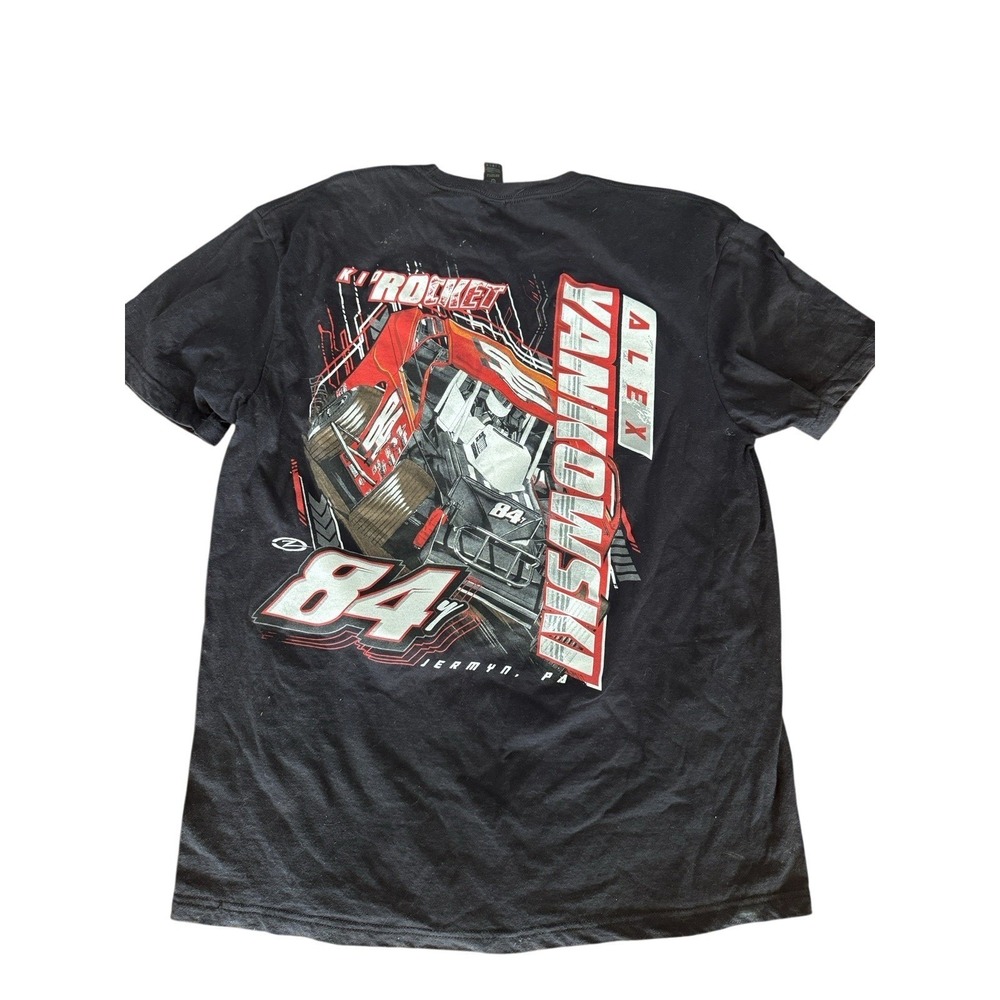 Alex Yankowski Racing Black T-Shirt Size Large Very Soft